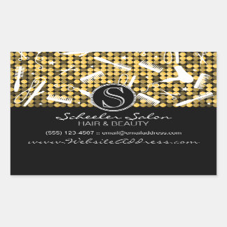 Stickers Golden Glam Custom Cheveux & Beauté