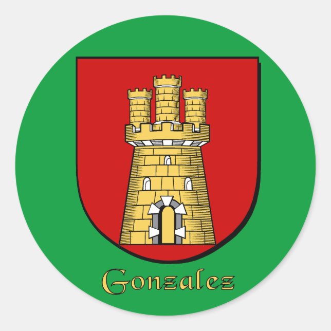 Stickers Gonzalez Family Shield (Devant)