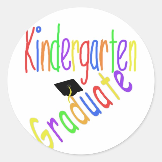 Stickers Graduate de la maternelle (Devant)