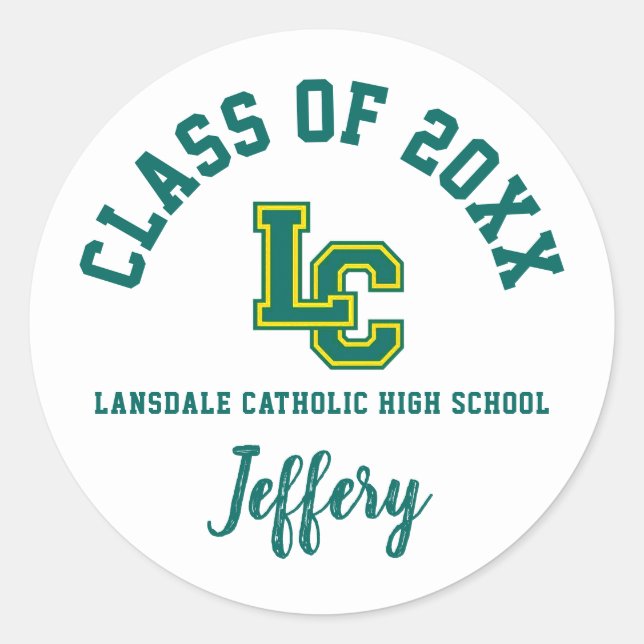 Stickers Graduation Lansdale Catholic High School (Devant)