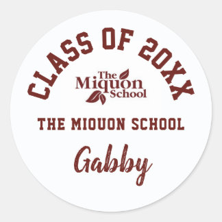 Stickers Graduation L'école Miquon, Custom