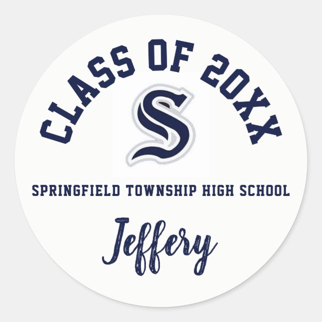 Stickers Graduation Springfield Lycée (Devant)