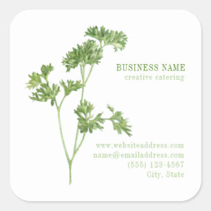 Stickers grand Carré FRASH PARSLEY BIz ID