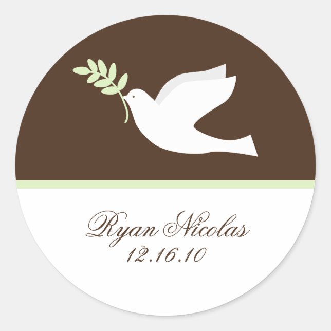 Stickers Green Dove (Devant)