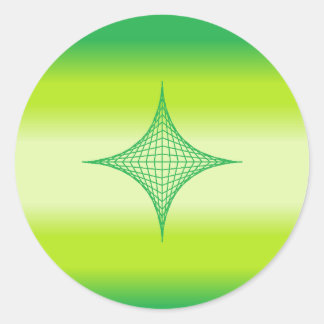 Stickers Green Star