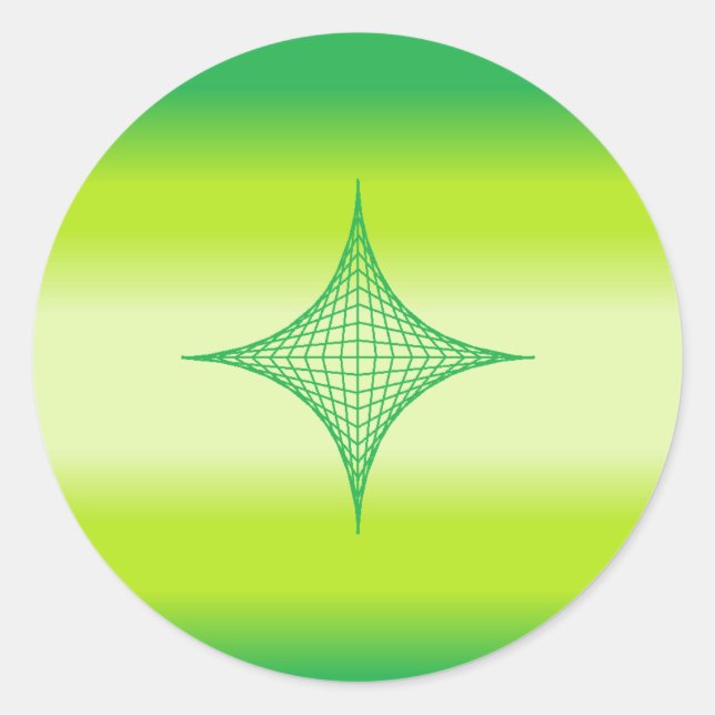 Stickers Green Star (Devant)