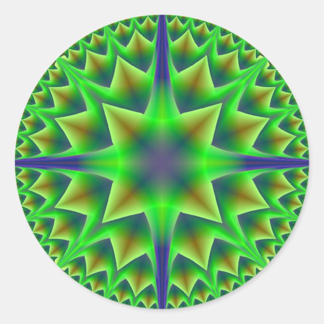 Stickers Green Star (Devant)