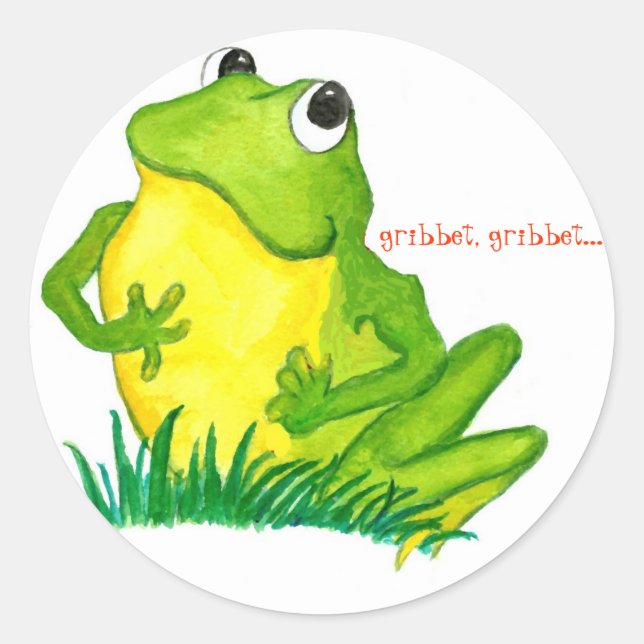 Stickers grenouille (Devant)