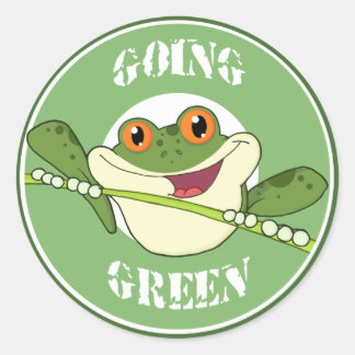 Stickers Grenouille verte