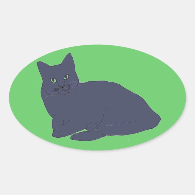 stickers Grey Kitty (Devant)
