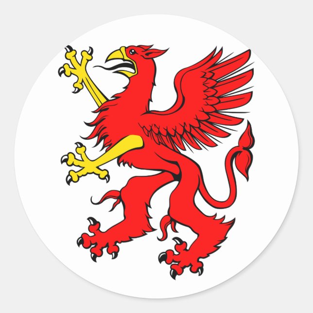 Stickers Griffin Rouge (Devant)