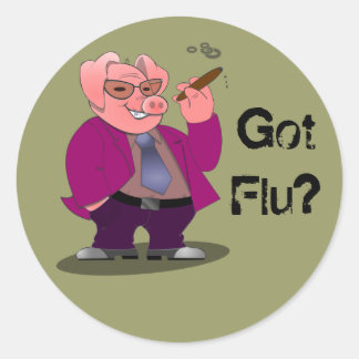 Stickers Grippe porcine