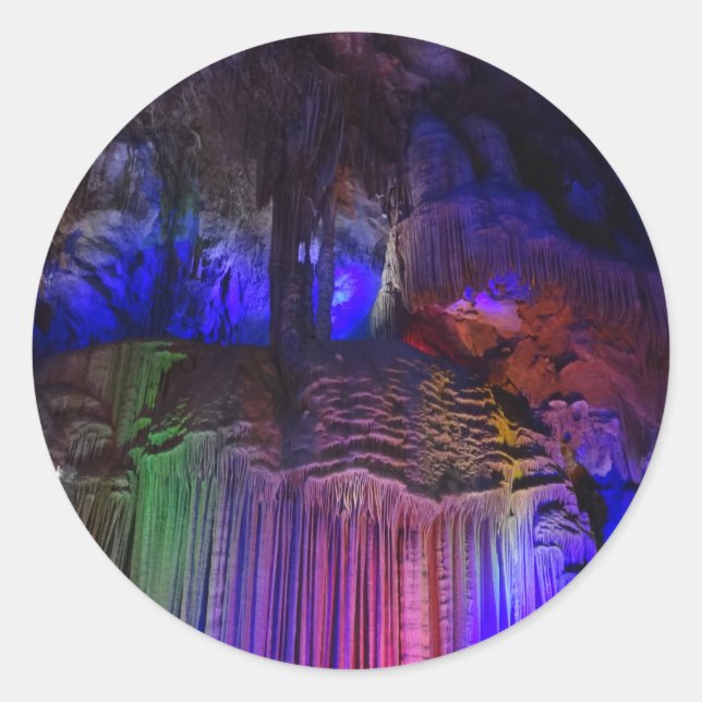 Stickers Grotte d'Argent (Guilin, Chine) (Devant)