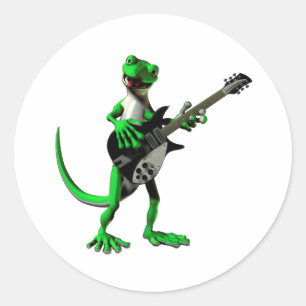 Stickers Guitare électrique Gecko