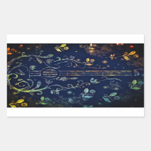 Stickers Guitare Florale