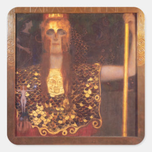 Stickers Gustav Klimt Minerva Pallas Athena