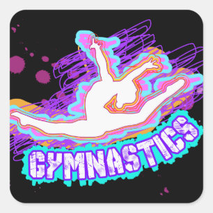 Stickers Gymnastique personnalisée sur mesure