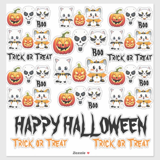 Stickers Halloween (Feuille)