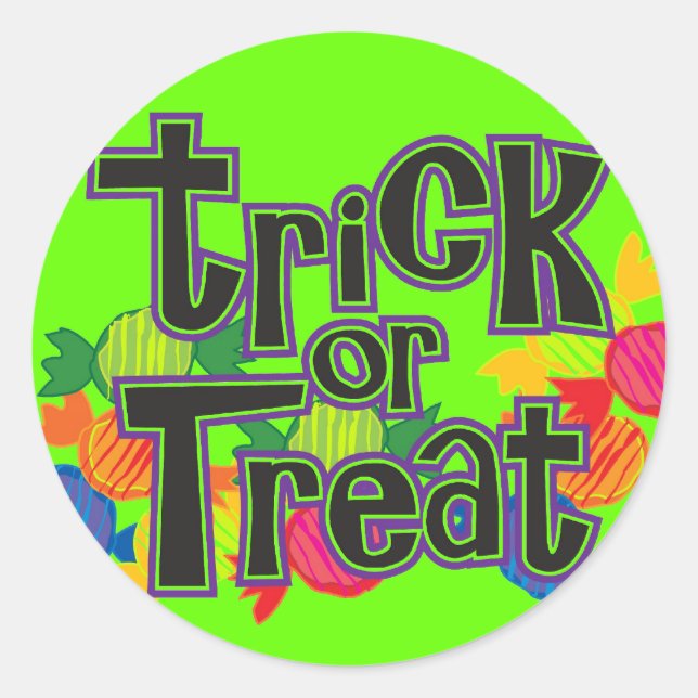 Stickers Halloween à donner et à échanger! (Devant)