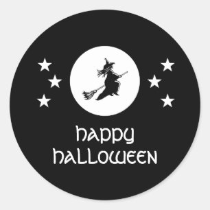 Stickers Halloween à la bouche, noir