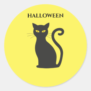 stickers HALLOWEEN chat noir.