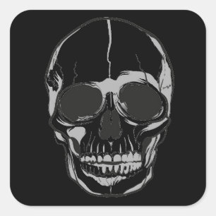 Stickers Halloween-Crâne