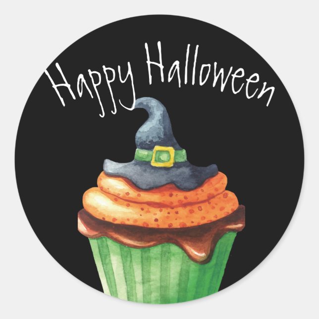stickers Halloween Cupcake (Devant)