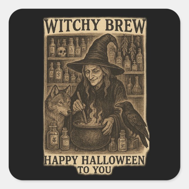 Stickers Halloween de brasserie (Devant)