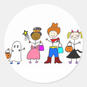Stickers Halloween de Trick ou de Traitements
