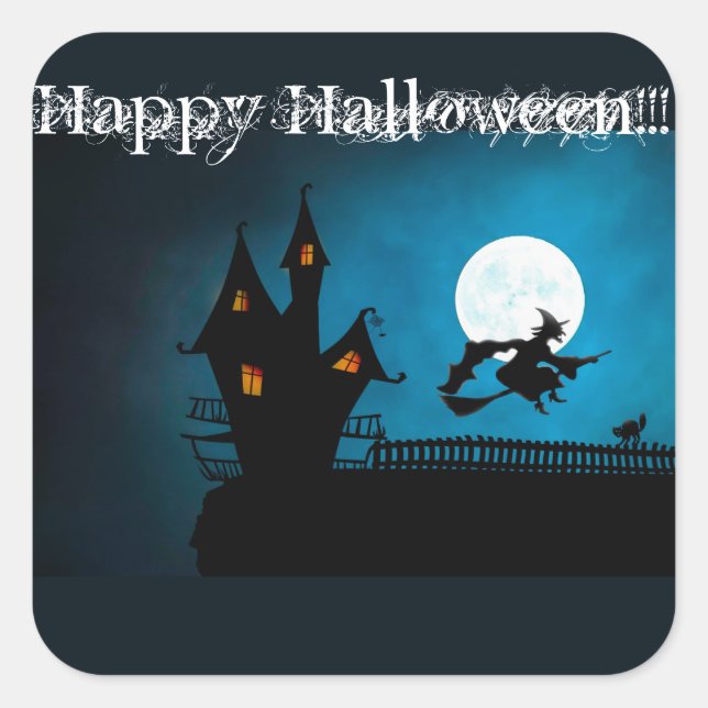 Stickers Halloween heureux (Devant)
