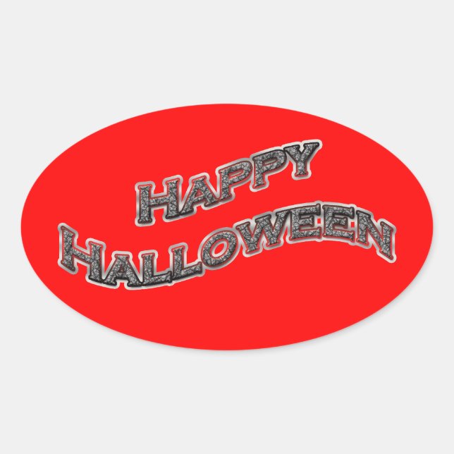 Stickers Halloween heureux (Devant)