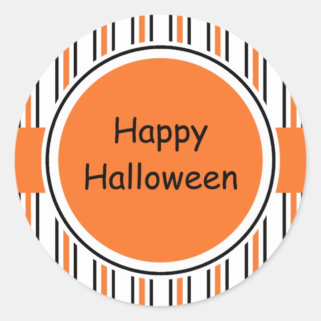 Stickers Halloween heureux (Devant)