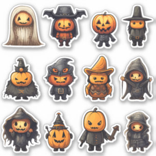 Stickers Halloween Jack-O-Lantern