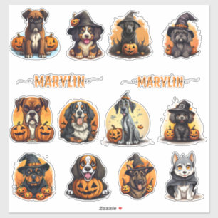 STICKERS HALLOWEEN PERSONNALISÉS POUR LES PARENTS 