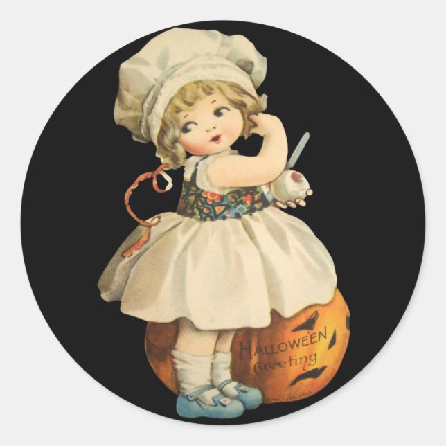 Stickers Halloween pour la petite fille (Devant)