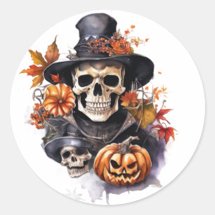 Stickers Halloween Skull