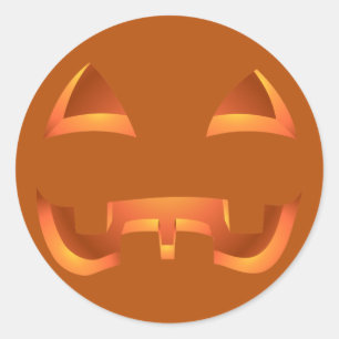Stickers Halloween Stickers Citrouille personnalis