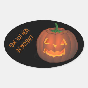 Stickers Halloween Stickers Citrouille personnalis