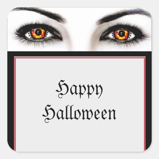 Stickers Halloween Witchoman Wicked Eyes (Devant)