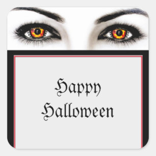 Stickers Halloween Witchoman Wicked Eyes
