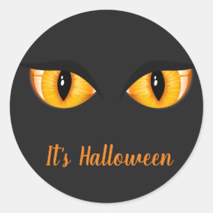 Stickers Halloween - Yeux de chat