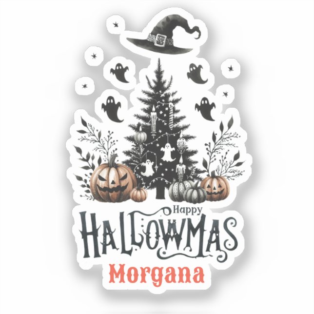 Stickers Hallowmas Halloween Noël Mashup (Recto)