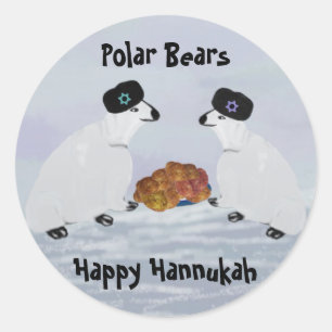 Stickers Hannukah Nights Ours Polaires