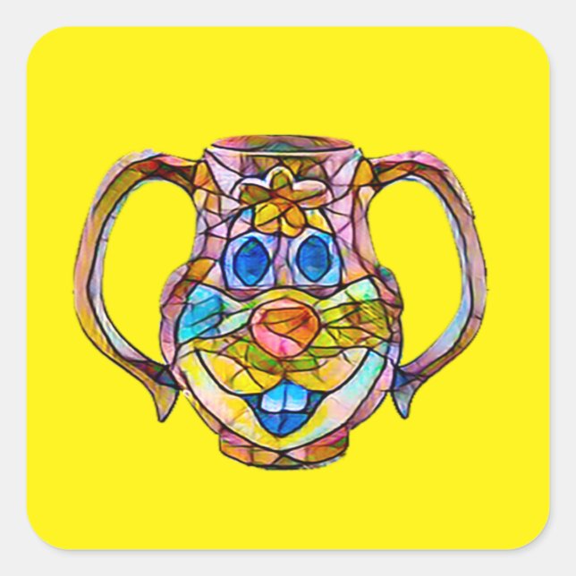 Stickers Happy Mug (Devant)