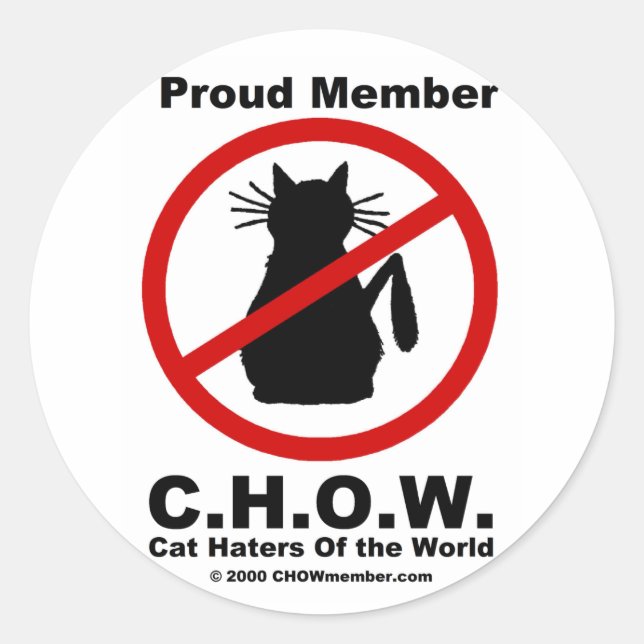 Stickers Haters Du Monde Chat (Devant)