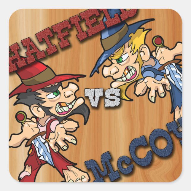 Stickers Hatfield contre McCoy (Devant)