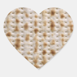 Stickers Heart Passover Matzoh