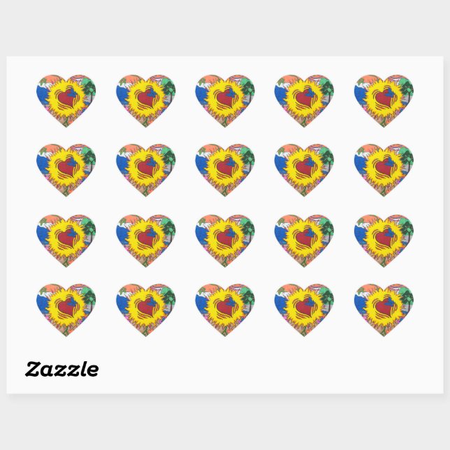 Stickers Heart You - Feuille de 20 (Feuille)