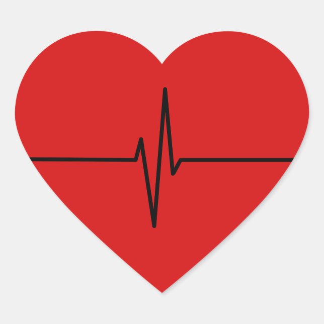 Stickers Heartbeat (Devant)