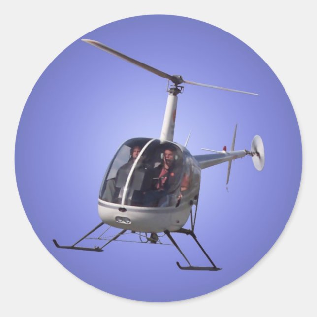 Stickers Hélicoptères Amusants Helicopter Cadeaux  (Devant)